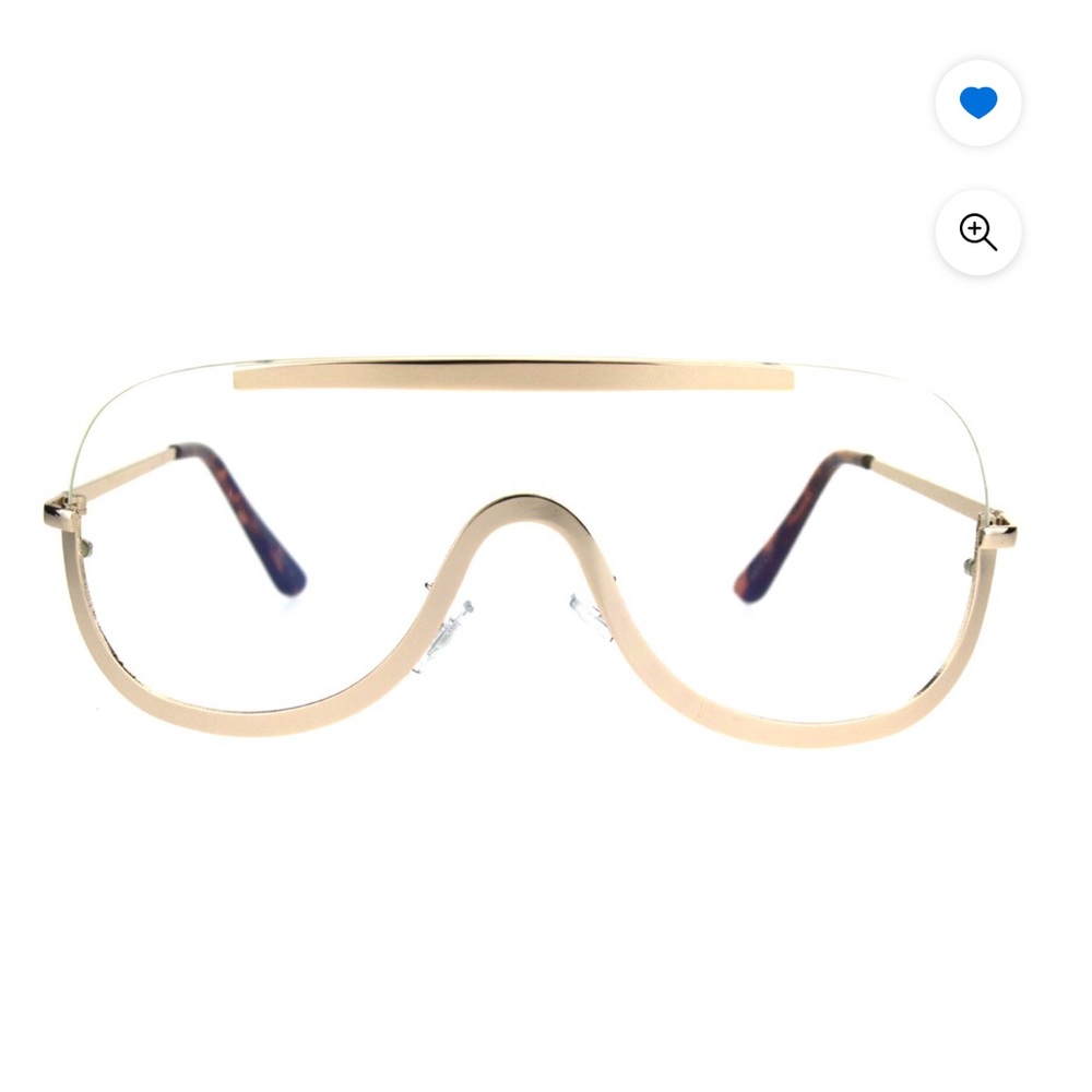 Unique baller  large unisex clear lens eyeglasses.